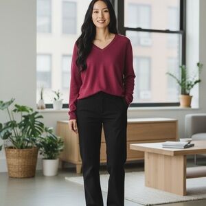 Croft & Barrow Women’s Sweater – Maroon Burgundy, Size XL, NWT